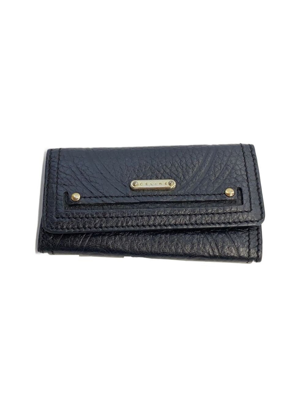 Celine Key Case Wallet Black